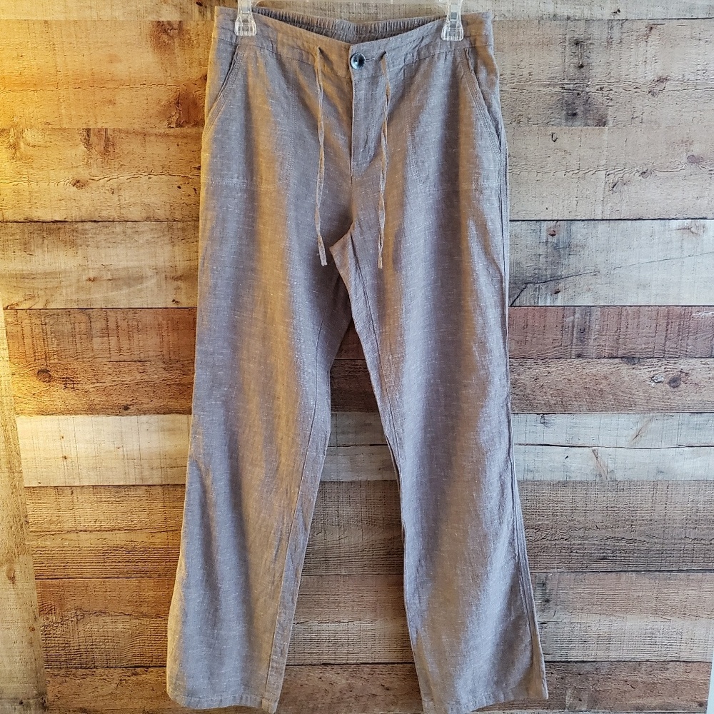 LINEN COTTON BLEND TROUSERS BY TRIBAL